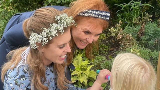 Sienna as a flower girl