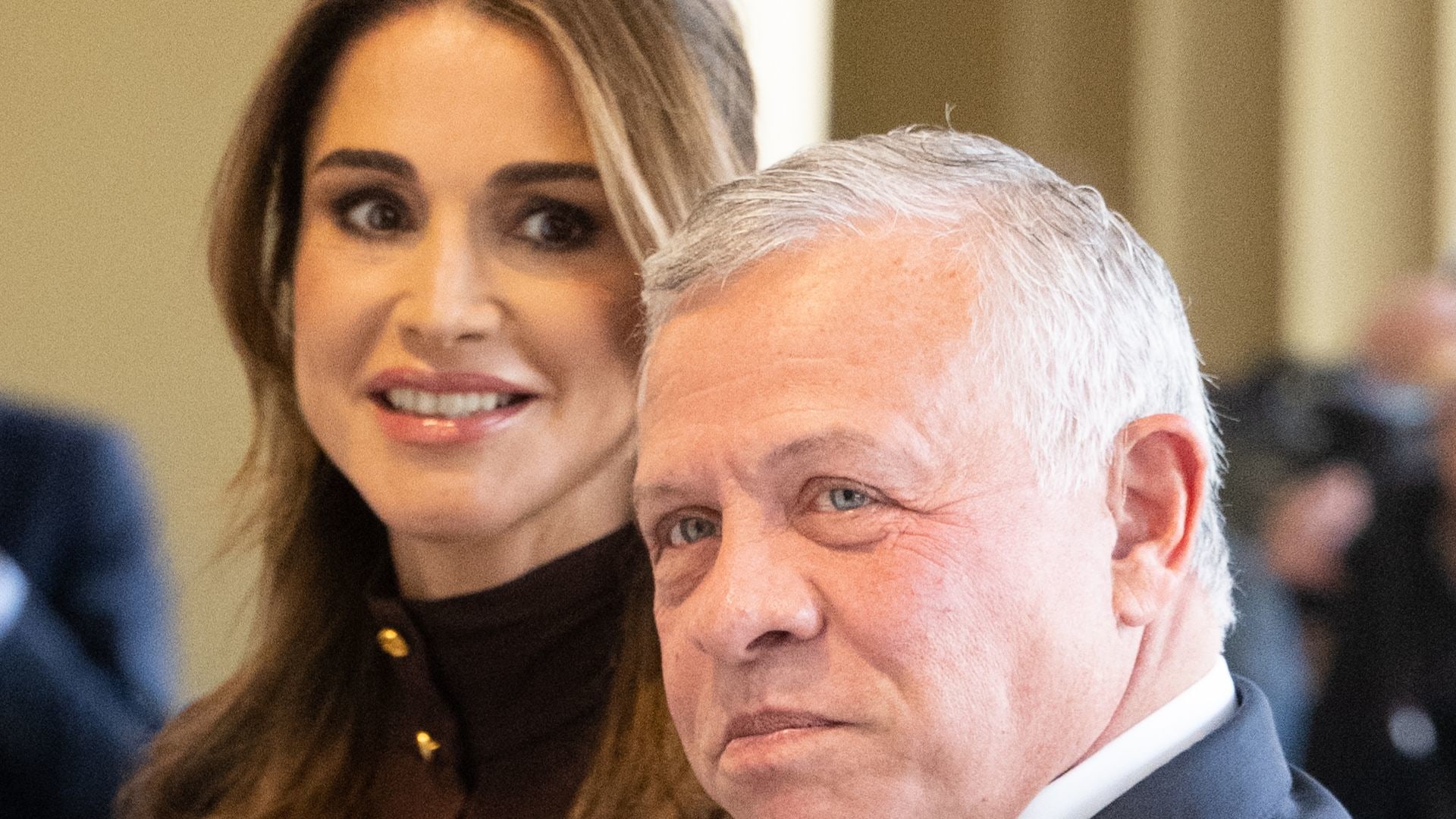 Queen Rania and King Abdullah