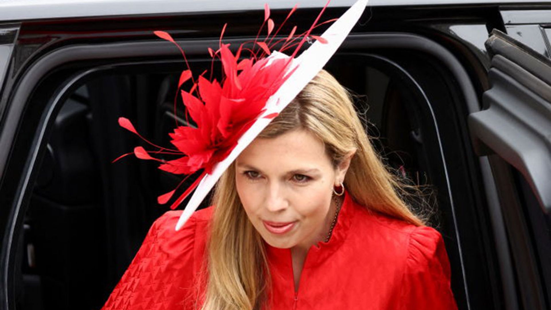 carrie symonds red