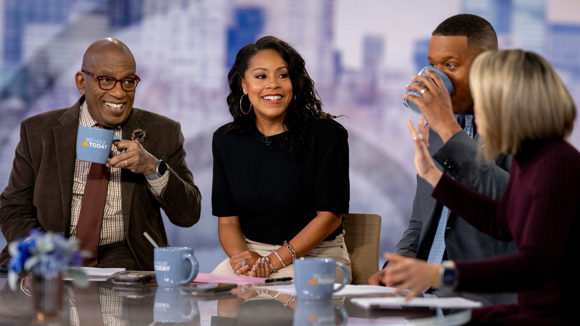 Sheinelle Jones and her Today Show co-stars 