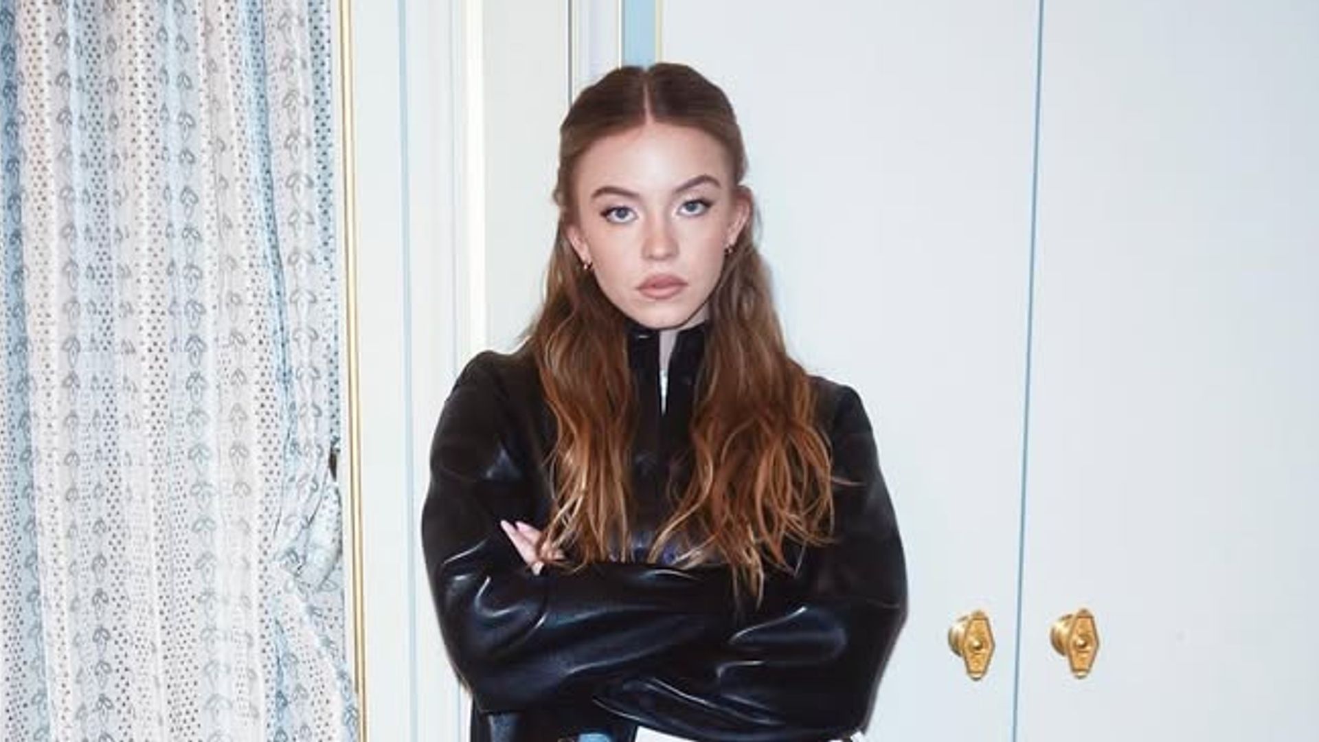 Did Sydney Sweeney just make leather mini skirts and  leg warmers a SS25 trend?