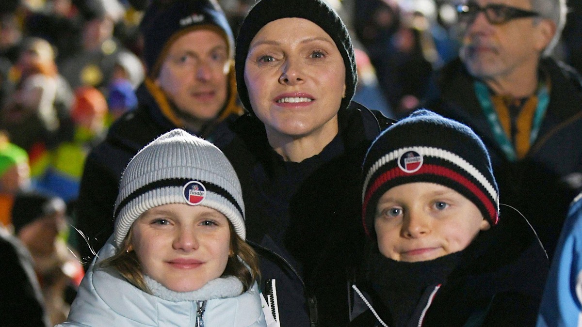 Princess Charlene and Prince Albert mark sentimental milestone during rare family appearance with their twins at the Olympics