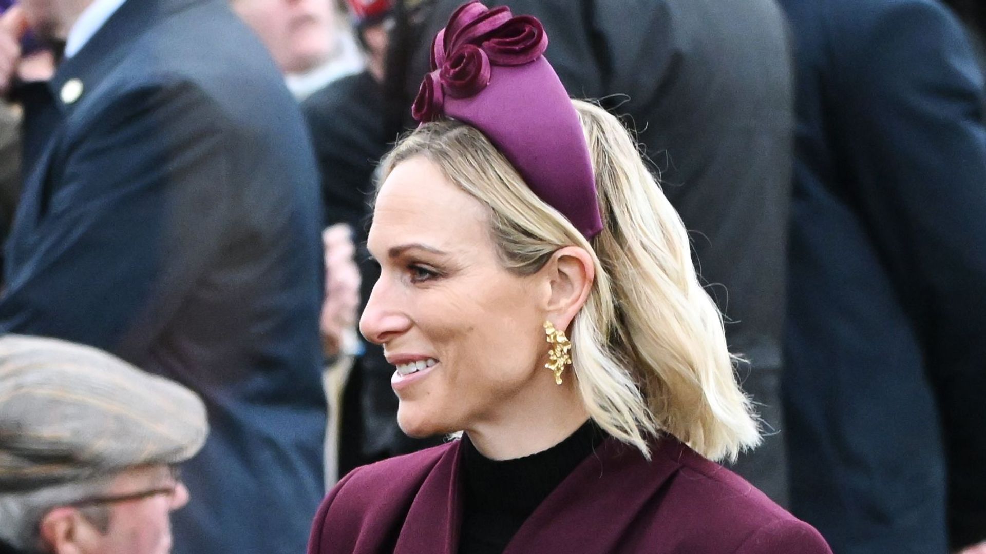 Zara Tindall puts her own spin on Christmas Day fashion in this season’s must-have colour