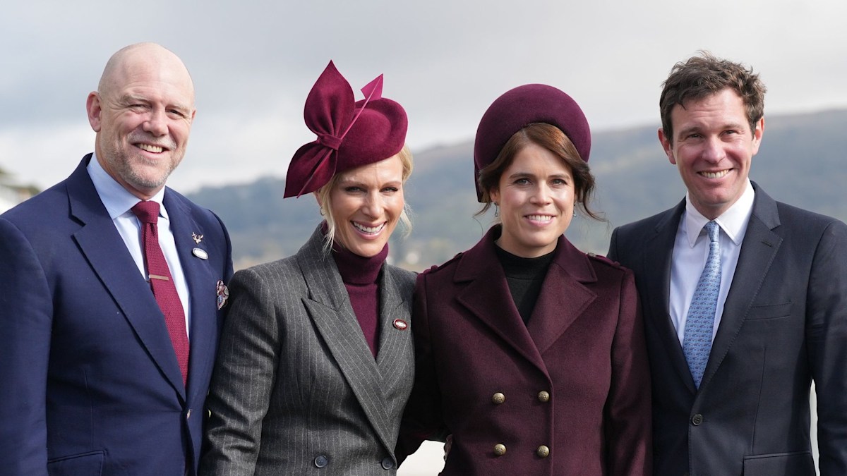 Zara Tindall and Princess Eugenie enjoy double-date with husbands at Cheltenham