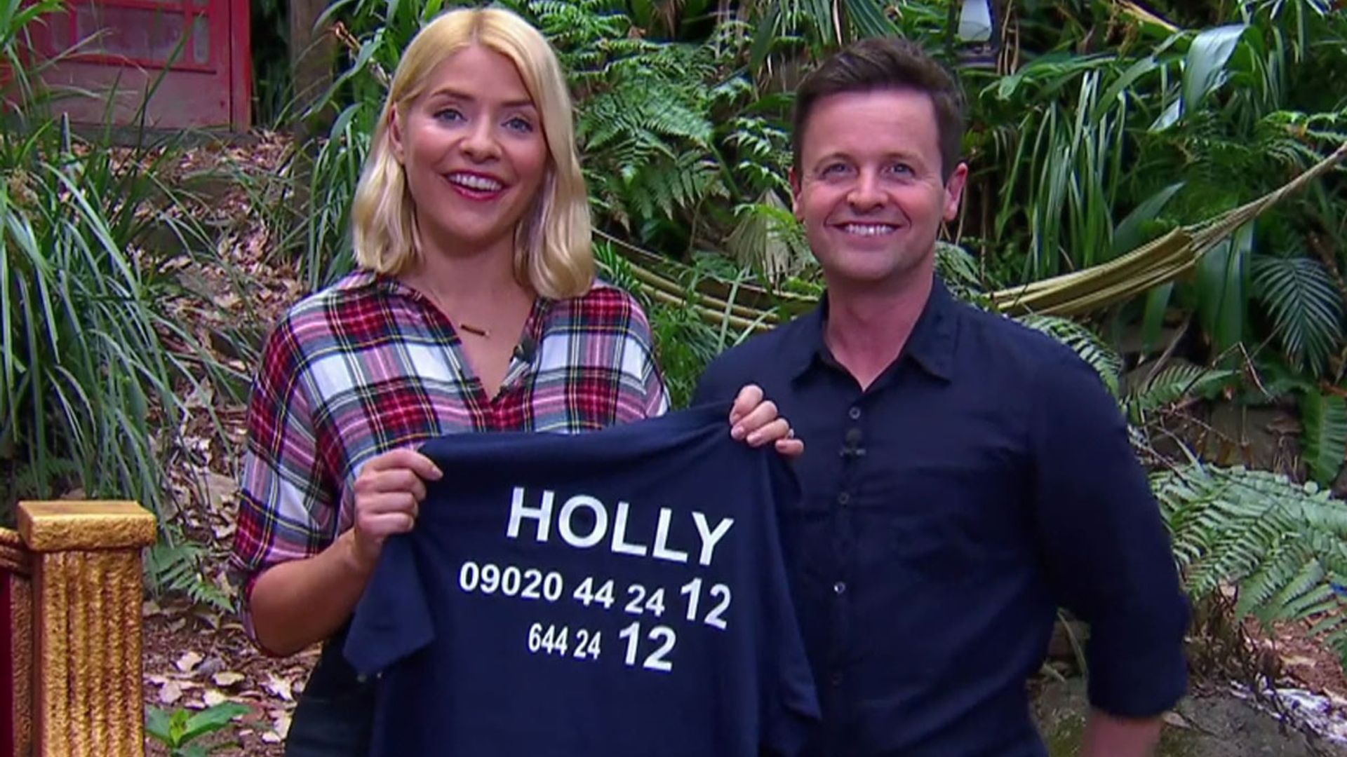holly and dec on im a celebrity