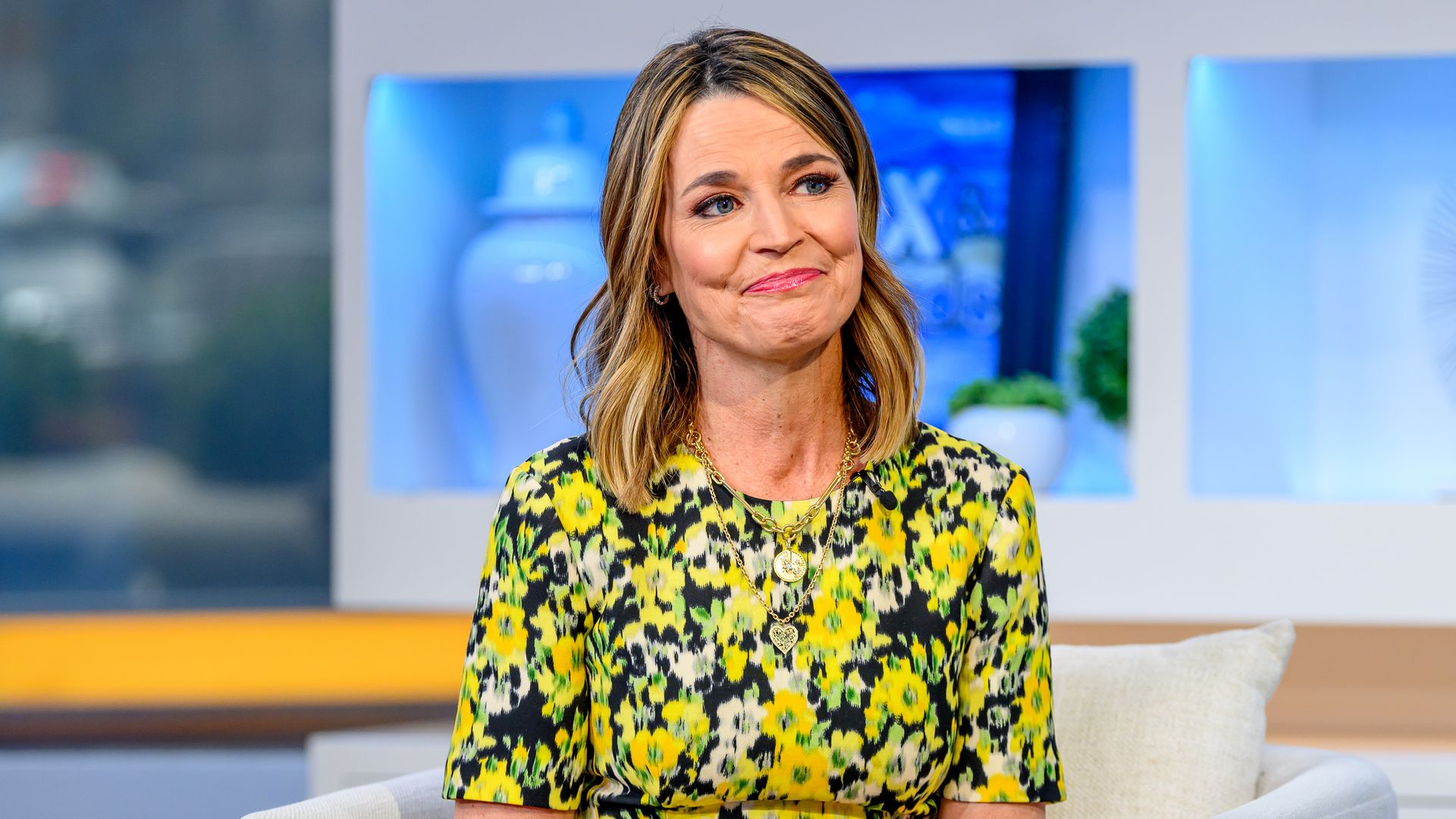 Savannah Guthrie visits "Fox & Friends" to discuss her new book "Mostly What God Does: Reflections on Seeking and Finding His Love Everywhere" at Fox News Channel Studios on February 27, 2024 