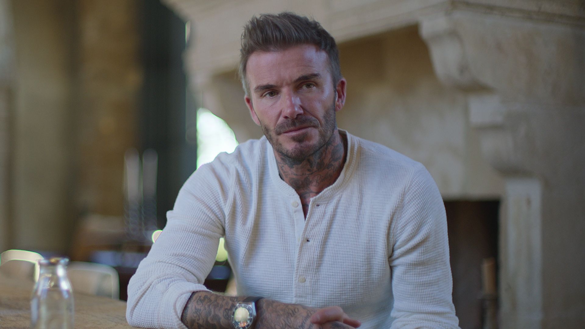 David Beckham was emotional recalling the affair allegations