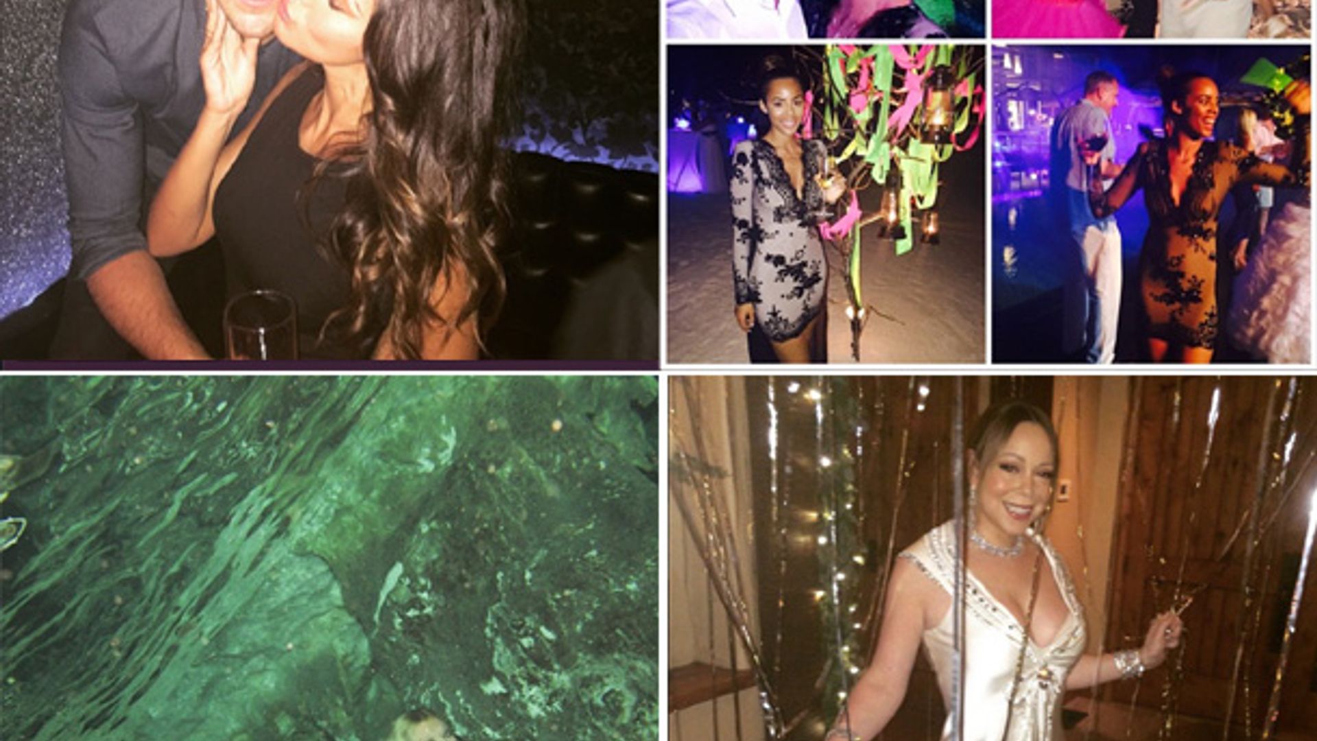Celebrities ring in 2015: how the stars celebrated