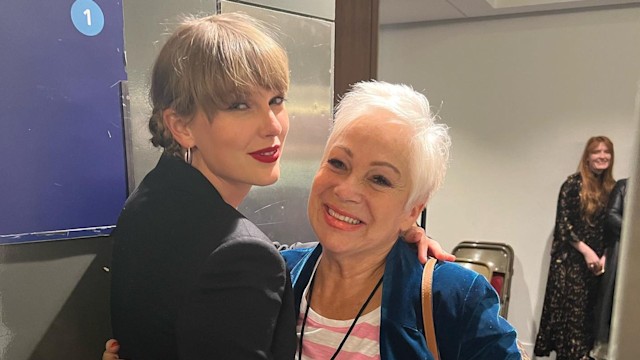 Denise Welch and Taylor Swift