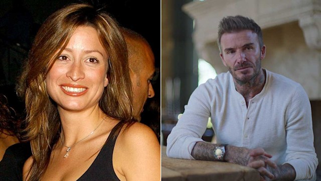 Rebecca Loos and David Beckham