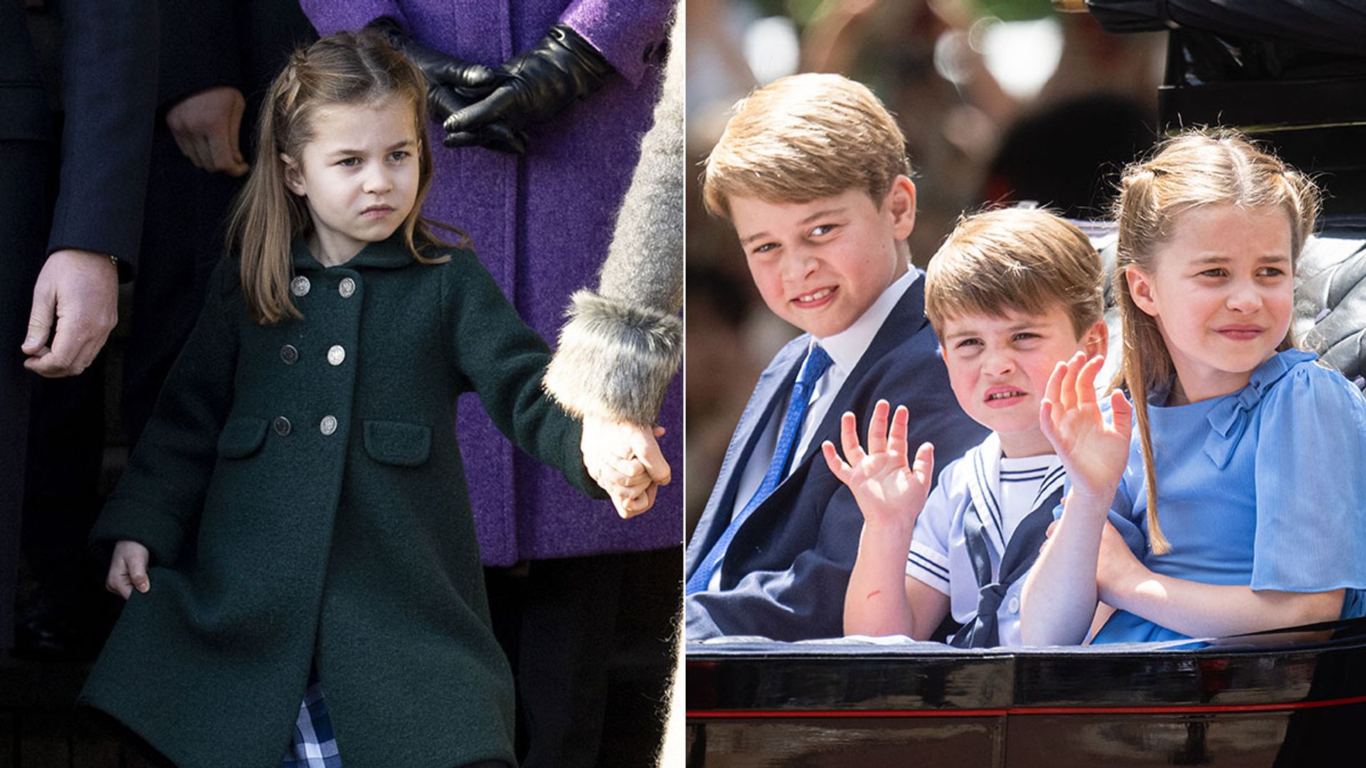 Princess Charlotte, Prince George and Prince Louis 