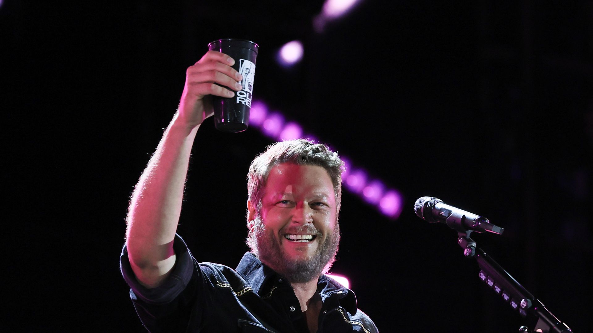 Blake Shelton performs on the main stage during CMA Fest 2025 at Nissan Stadium on June 07, 2025 in Nashville, Tennessee
