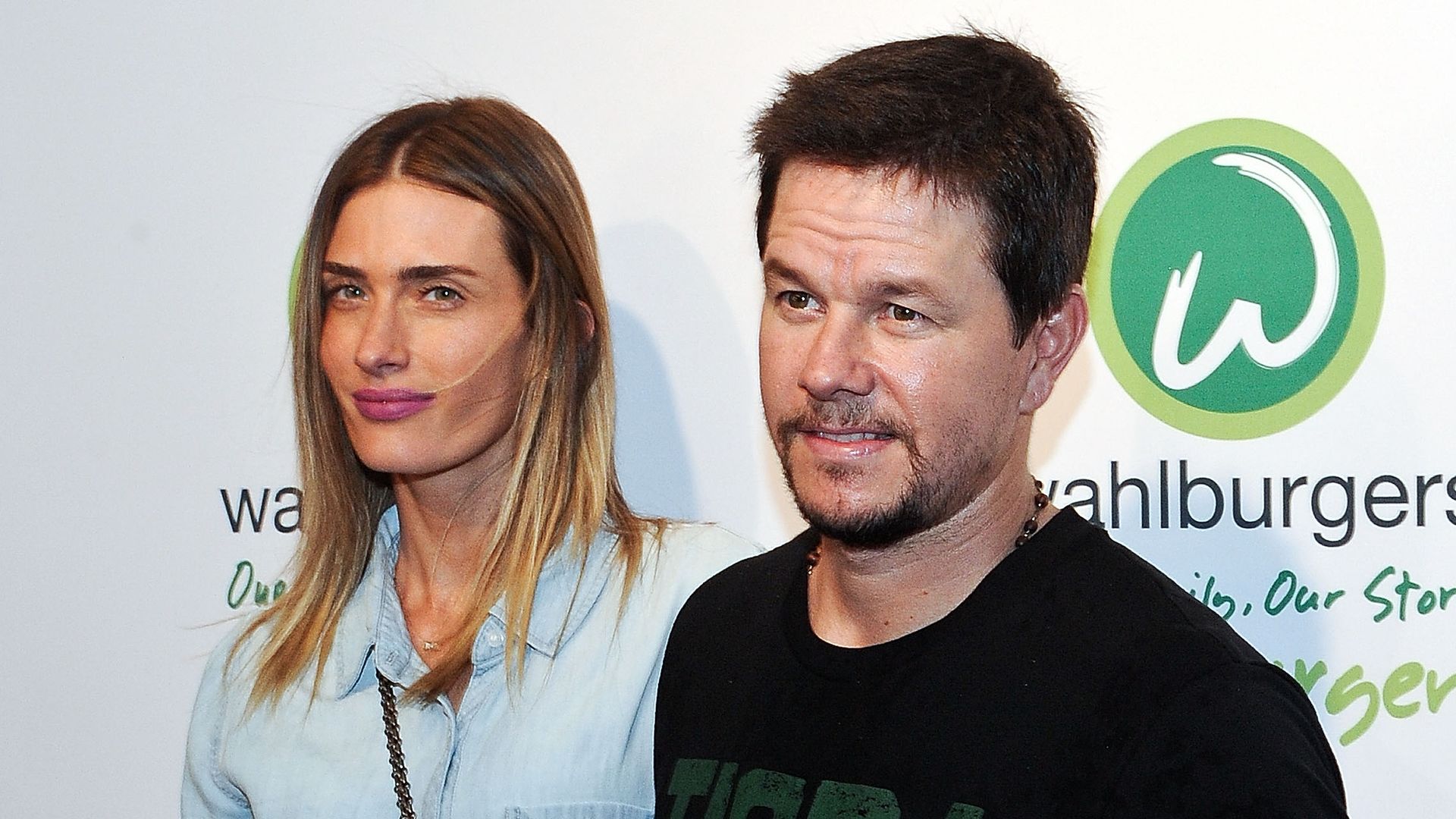 Rhea Durham and Mark Wahlberg attend the Wahlburgers Coney Island Preview Party at Wahlburgers Coney Island on June 23, 2015 in New York City
