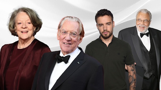 maggie smith, donald sutherland, liam payne and james earl jones