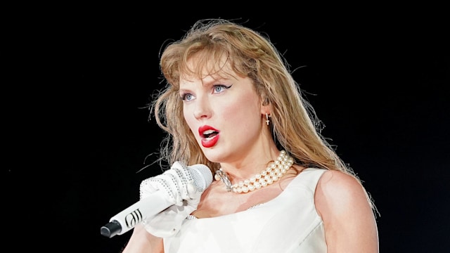 Taylor Swift performs onstage during "Taylor Swift | The Eras Tour" at Caesars Superdome on October 25, 2024 