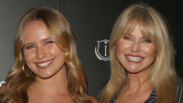 Christie Brinkley and Sailor Brinkley Cook red carpet smiling