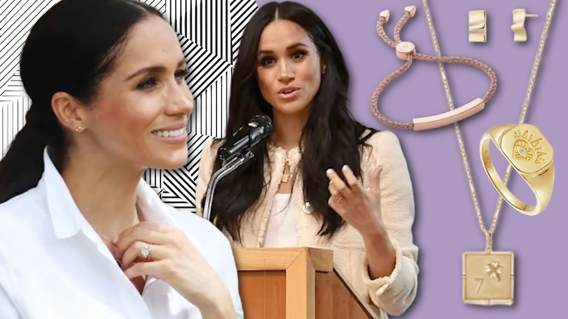Meghan looks graceful in white for return visit to Justice for
