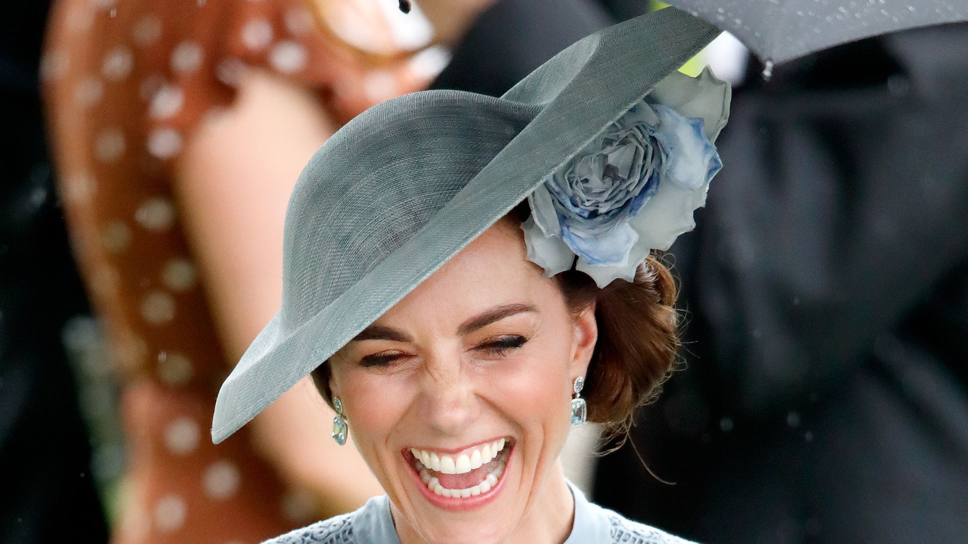Kate Middleton laughs at Royal Ascot 2019