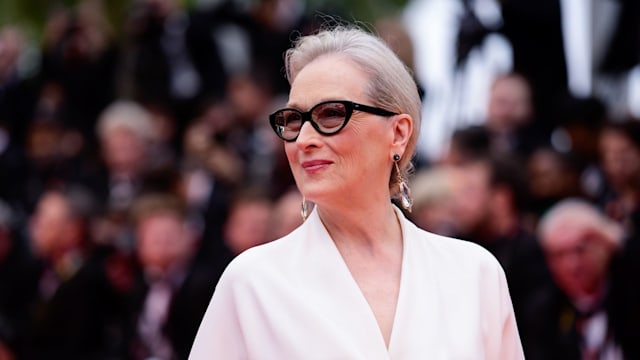 Meryl Streep attends "Le DeuxieÌme Acte" ("The Second Act") Screening & opening ceremony red carpet at the 77th annual Cannes Film Festival at Palais des Festivals on May 14, 2024 in Cannes, France.