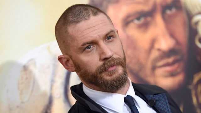 Actor Tom Hardy arrives at the Los Angeles premiere of 'Mad Max: Fury Road' 