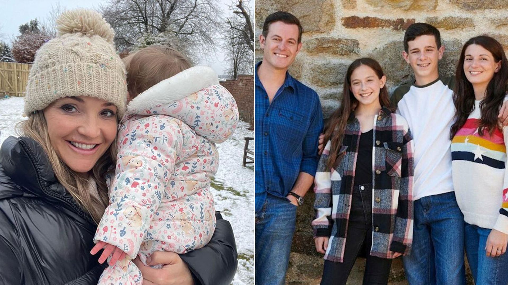 Countryfile stars with their children
