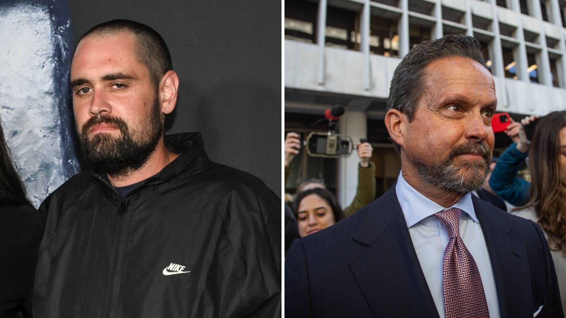 Split image of Nick Reiner and his former attorney Alan Jackson