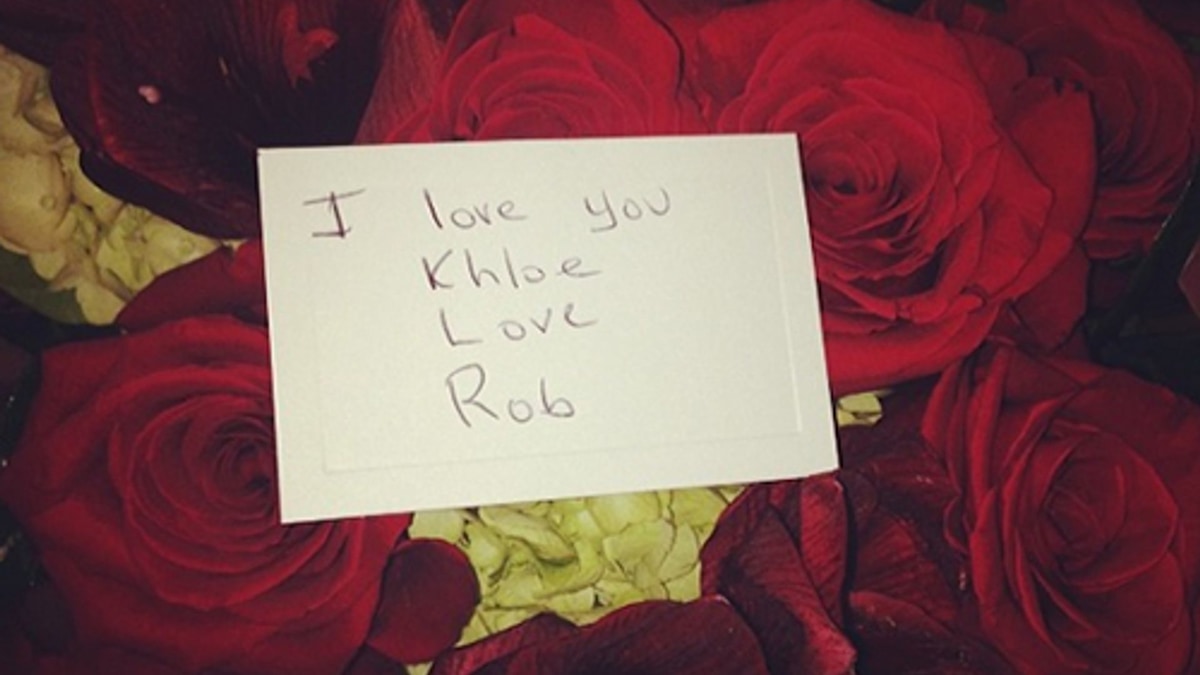 Kim Kardashian receives 1000 red roses from Kanye West HELLO!
