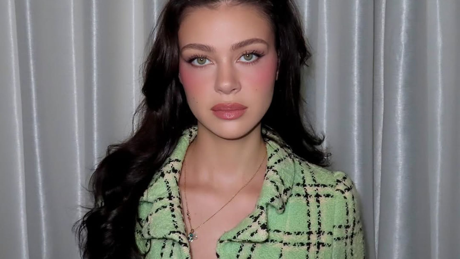 Nicola's beauty choices consistently influence trends, including her doll-beauty inspired makeup