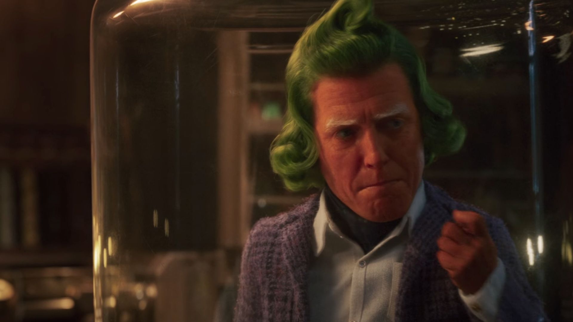 Hugh Grant's appearance as Oompa-Loompa in Willy Wonka movie gets