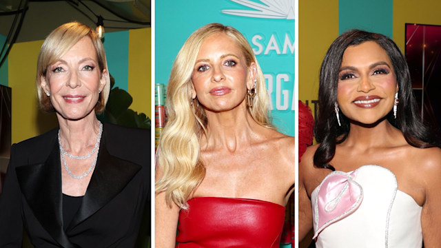 Composite image of Allison Janney, Sarah Michelle Gellar, and Mindy Kaling
