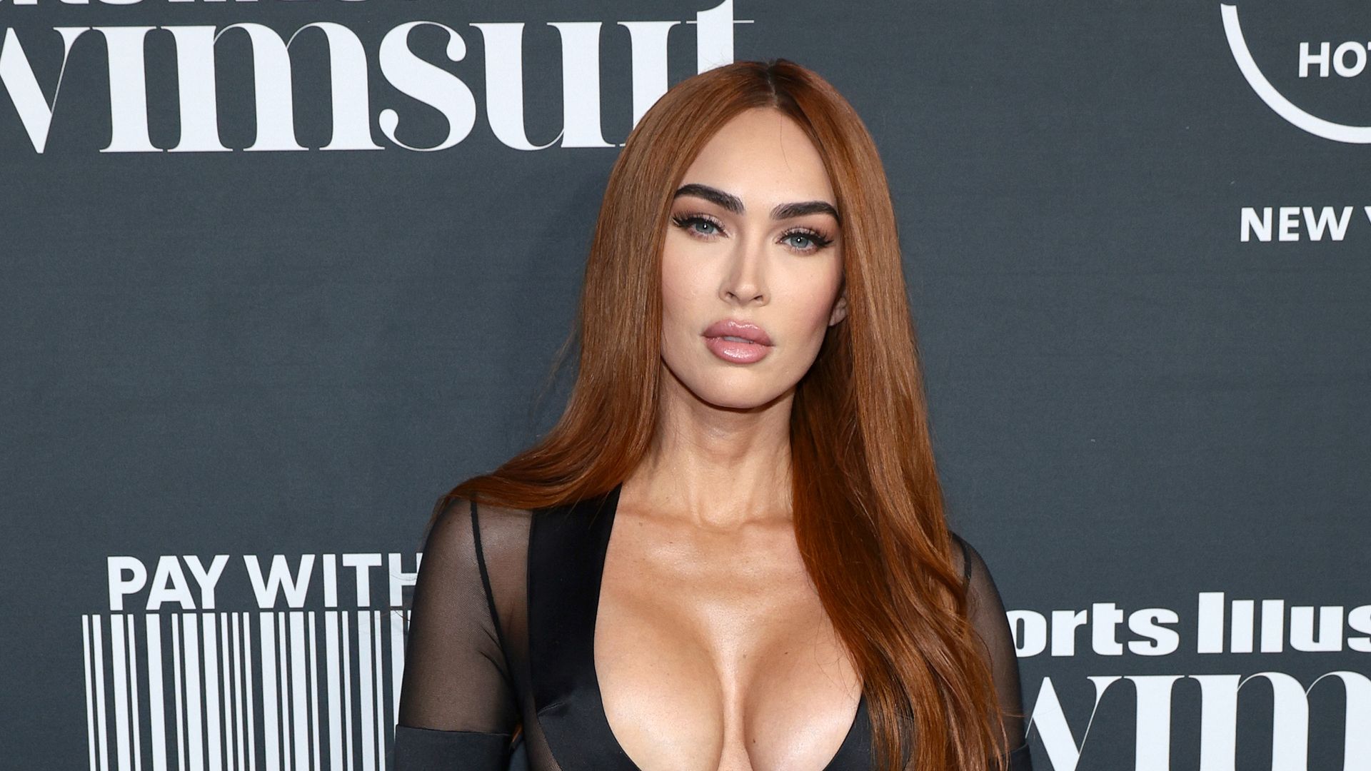 megan fox red carpet sports illustrated swimsuit launch