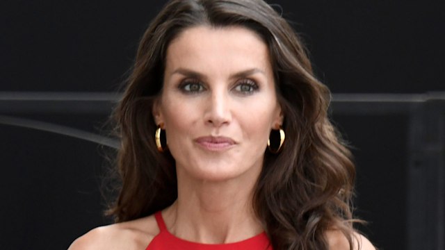 Queen Letizia of Spain red dress