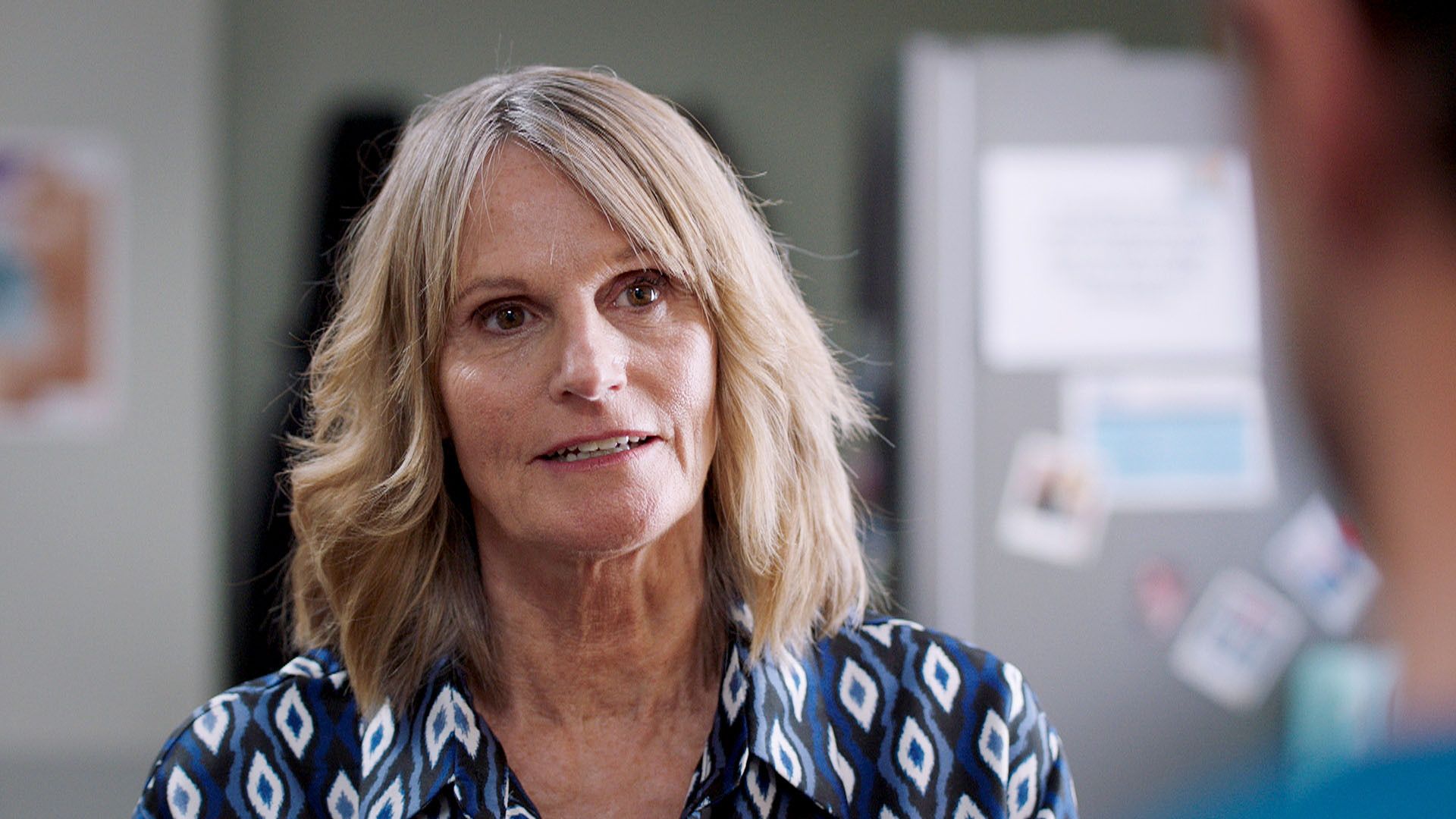 Gwyneth Strong dans une image fixe de Casualty