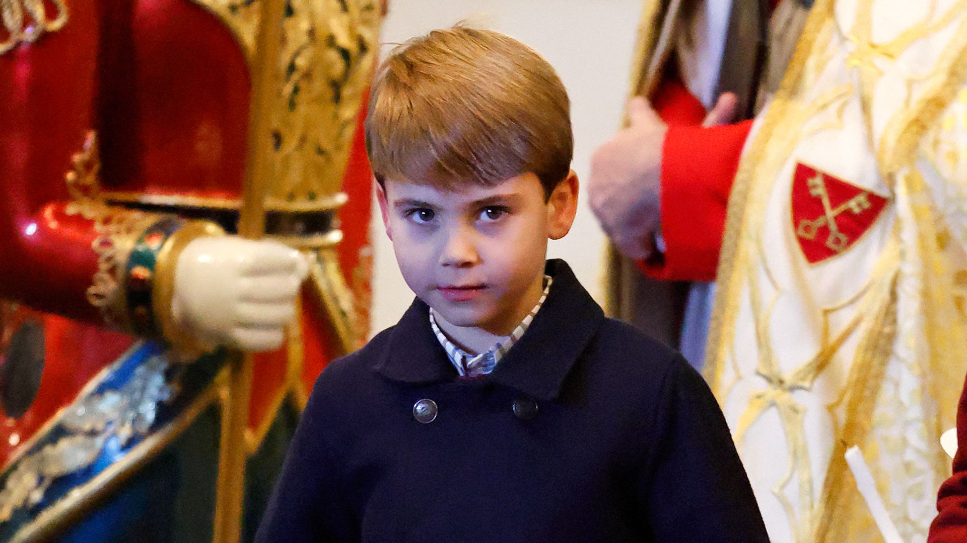 Prince Louis of Wales attends The 'Together At Christmas' Carol Service at Westminster Abbey on December 8
