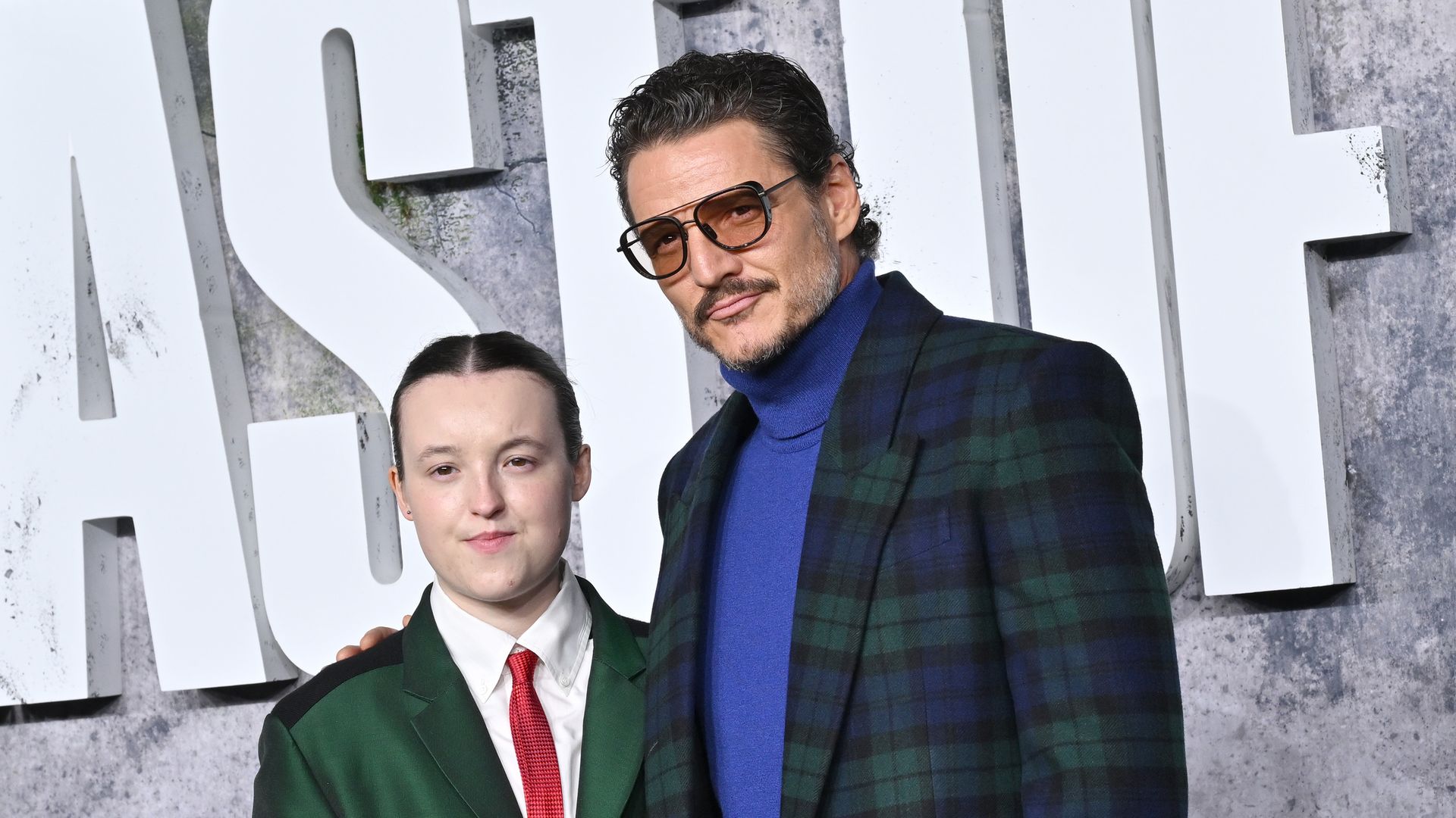 Bella Ramsey and Pedro Pascal attend the Los Angeles Premiere of HBO Original Series "The Last of Us" Season 2 at TCL Chinese Theater on March 24, 2025 in Hollywood, California