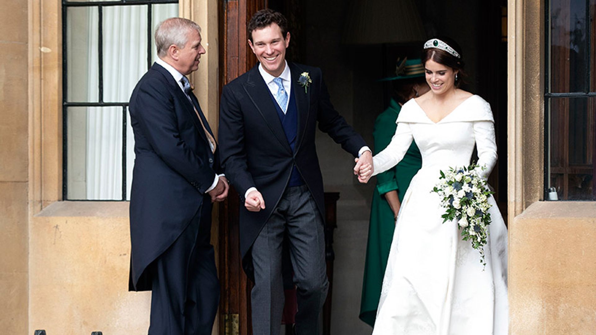 Princess Eugenie and Jack Brooksbank are loved-up newlyweds as they ...