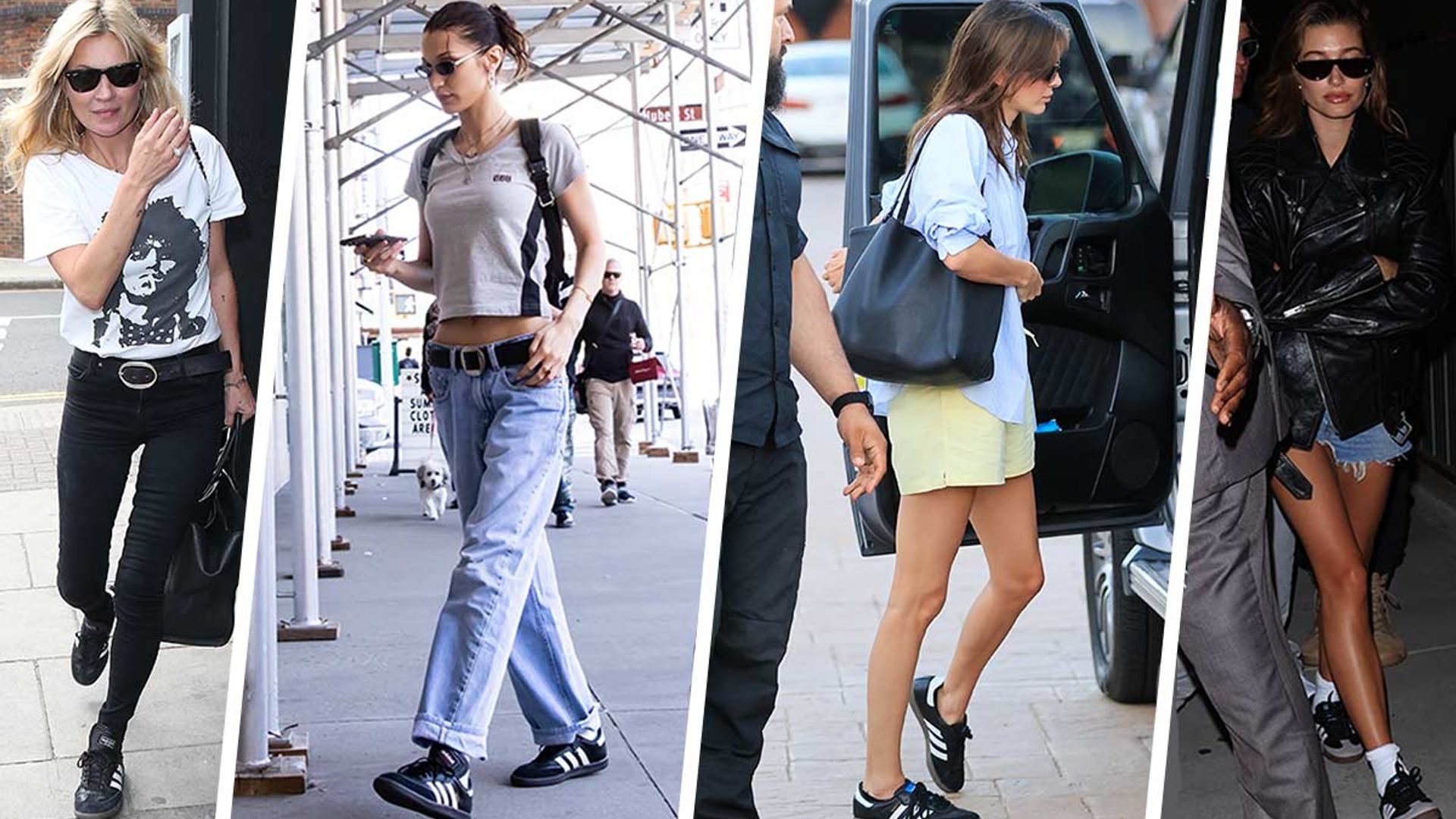Celebs in adidas sambas