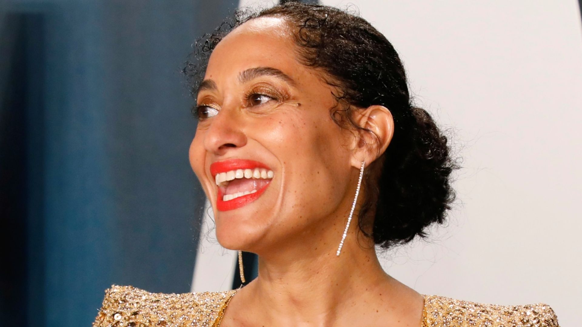 tracee ellis ross red gown