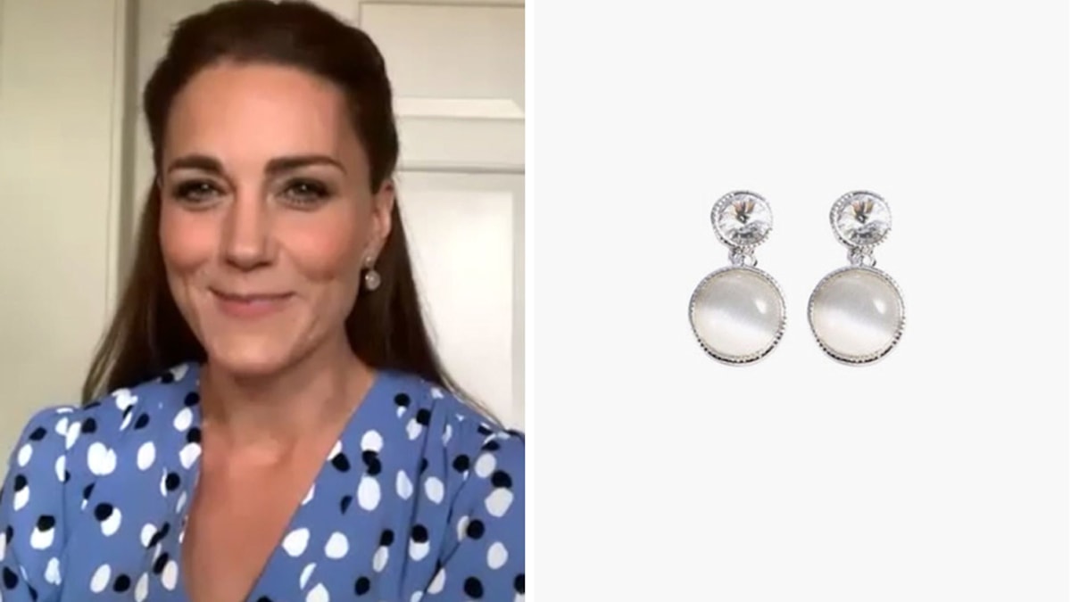 Kate Middleton-inspired cloudy quartz earrings now available at Etsy ...