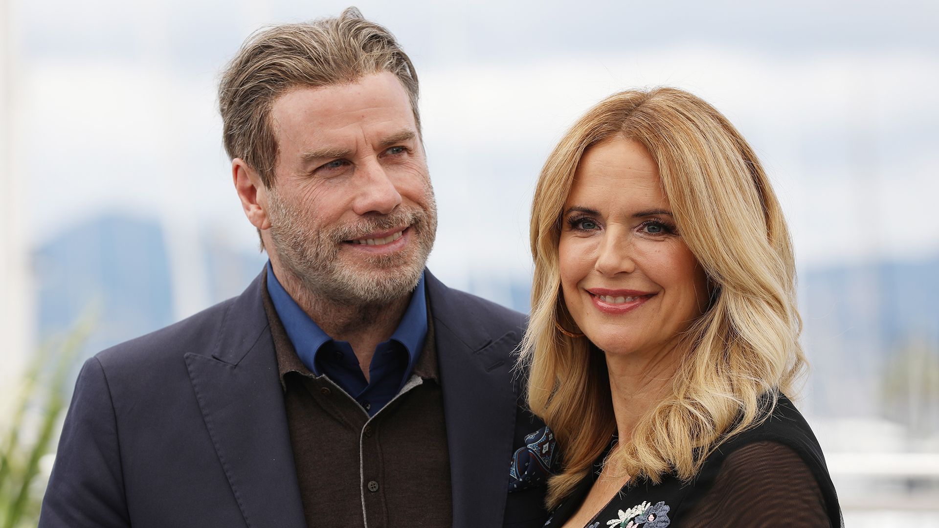 John Travolta and Kelly Preston at Cannes Film Festival in 2018