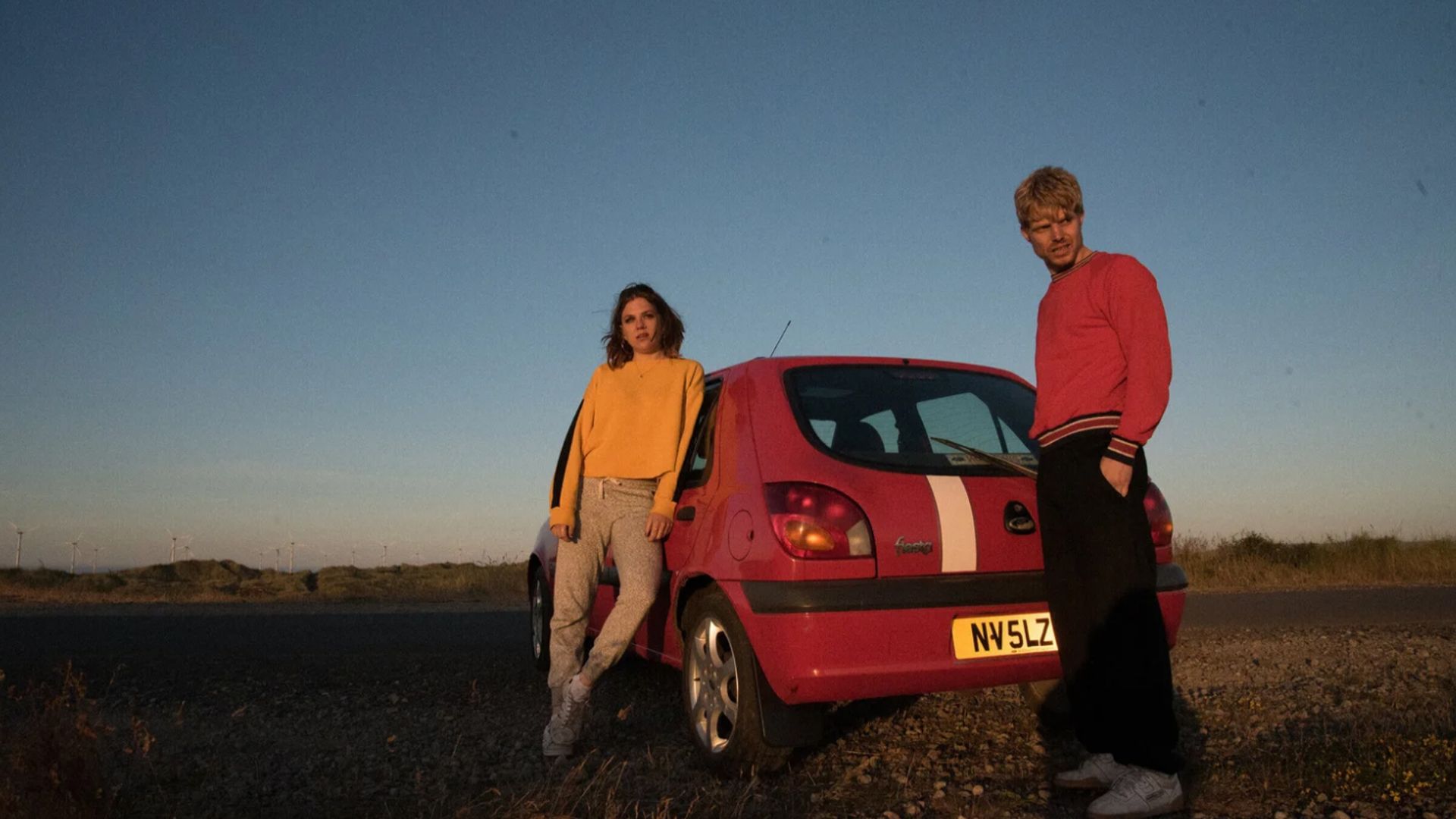 Still image of Morgane Polanski and Charley Palmer Rothwell in Looted