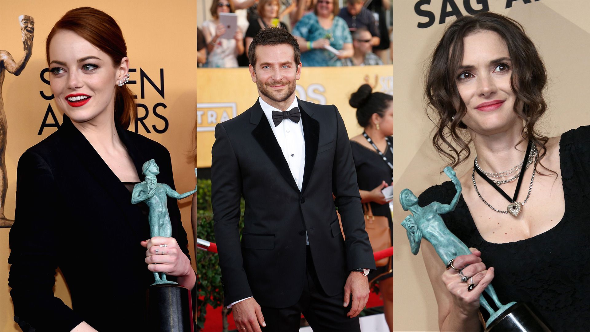 The SAG Awards' 7 most awkward moments, from Bradley Cooper's prank to Winona Ryder's 'facegate'