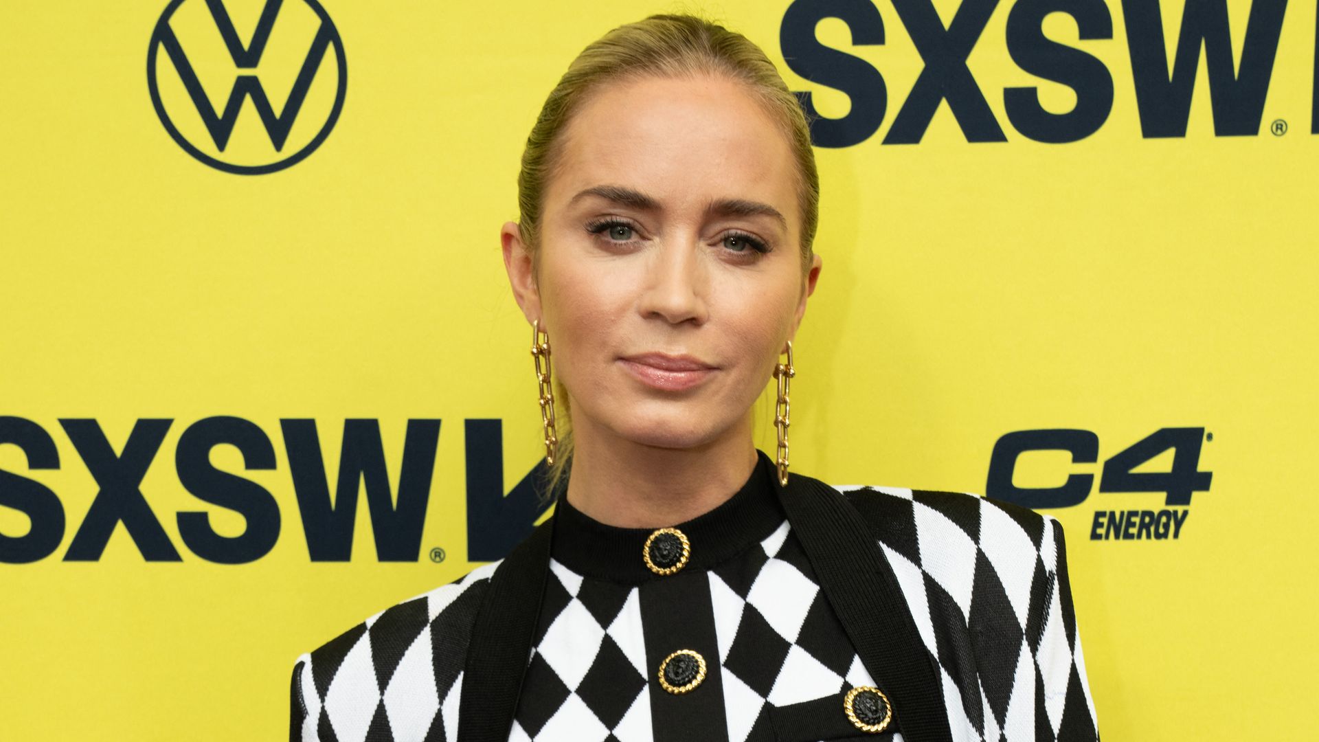 US-British actress Emily Blunt attends "The Fall Guy" premiere at the Paramount Theatre on March 12, 2024 in Austin, Texas as part of the 2024 SXSW Conference and Festival. (Photo by SUZANNE CORDEIRO / AFP) (Photo by SUZANNE CORDEIRO/AFP via Getty Images)