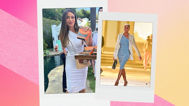 sofia vergara one shouldered walmart dress norma kamali dupe