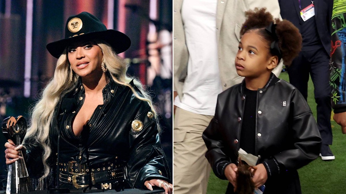 Emotional Rumi Carter comforted by Beyoncé and Blue Ivy as she suddenly gets overwhelmed on stage