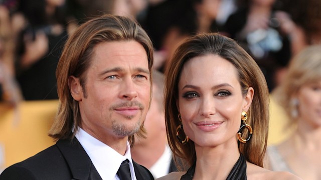 brad and angelina looking smart on red carpet