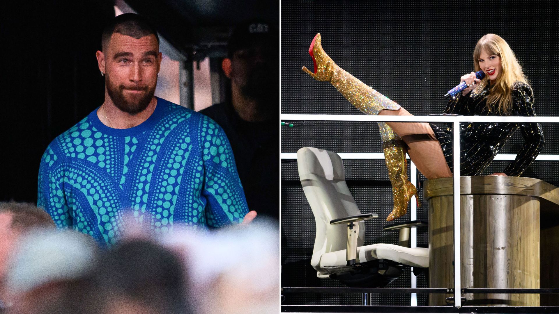 Travis Kelce watched Taylor Swift perform in Sydney