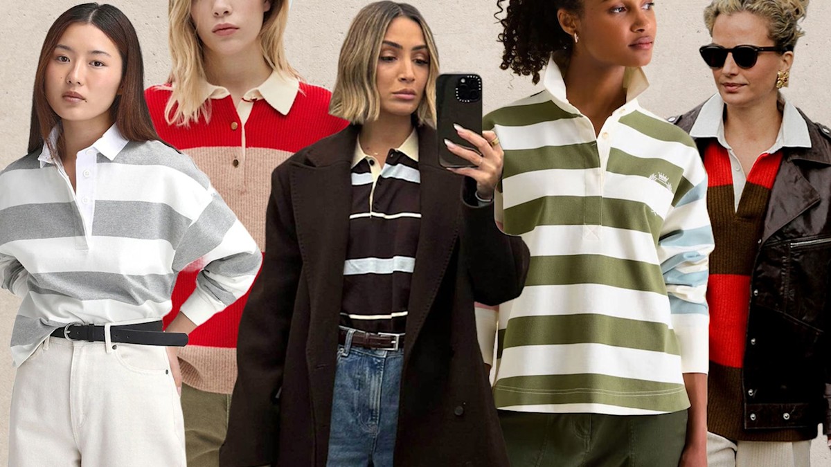 9 cool rugby tops for women – spring’s surprising trend & here’s how to style it, whatever your age