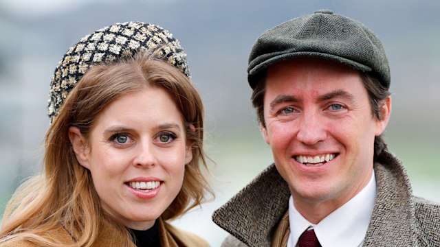 princess beatrice with husband edo at races