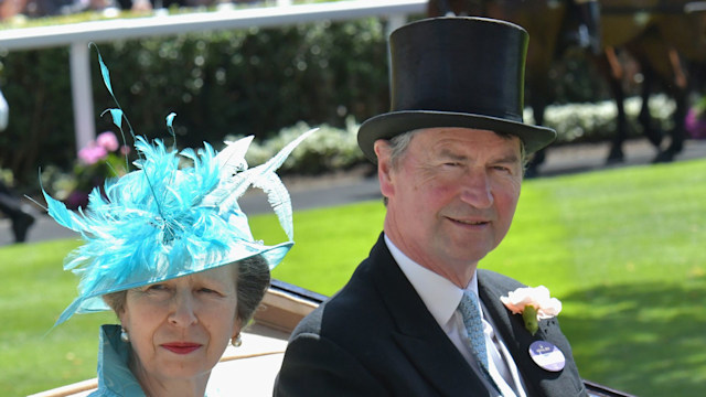 Princess Anne and Vice Admiral Sir Laurence at Royal Ascot 2018